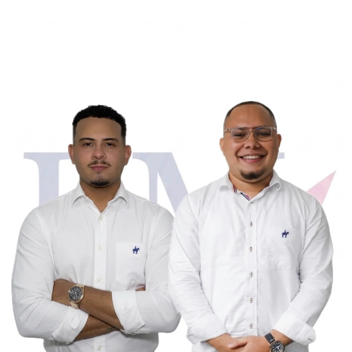 Fredy Bonfante y Luis Martínez, asesores principales de BM Soluciones Crediticias